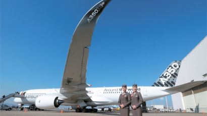 [사진] 에어버스 A350XWB 한국 첫 선
