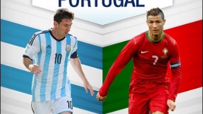 포르투갈-아르헨티나, 유일한 유효 슈팅으로 포르투갈 勝