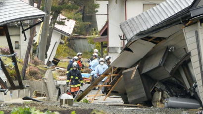 [사진] 일본 나가노현 북부 규모 6.8 추정 강진… 20여 명 부상