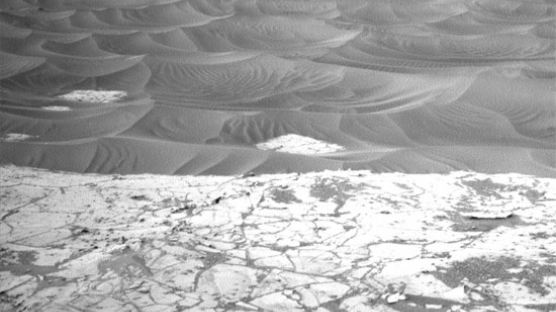 [사진] 지구 사막 닮은 화성 모래밭