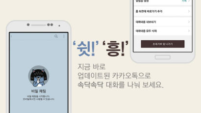 카카오톡, 비밀 채팅 모드와 재초대 거부 기능 추가…"사생활 보호 위해"