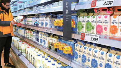 [사진] 넘치는 우유 재고 … 내년 말까지 감산 
