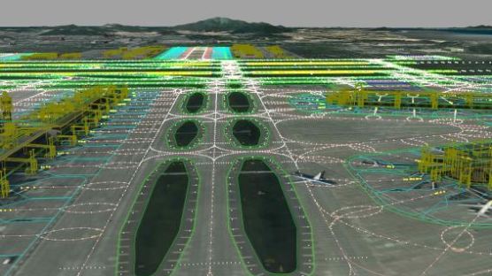 인천공항 3D 전자지도 나와…'항공기 내비게이션 시대' 첫 발