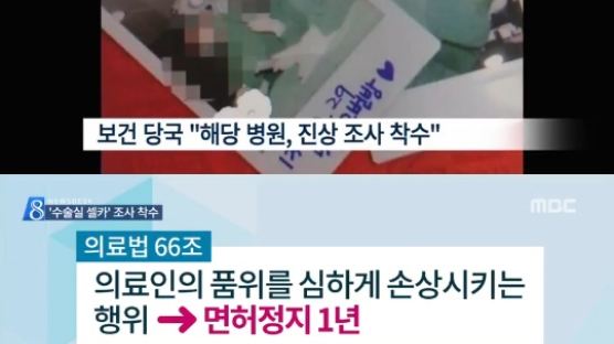 성형외과 수술실 생일파티, 병원측 사과문…"직원 징계" 끝?