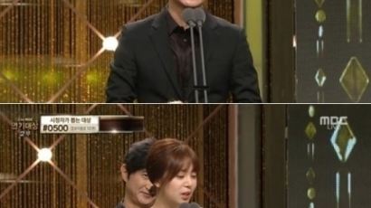 'MBC 연기대상' 최민수 "이런 상 의미 없다"…세월호 언급 화제