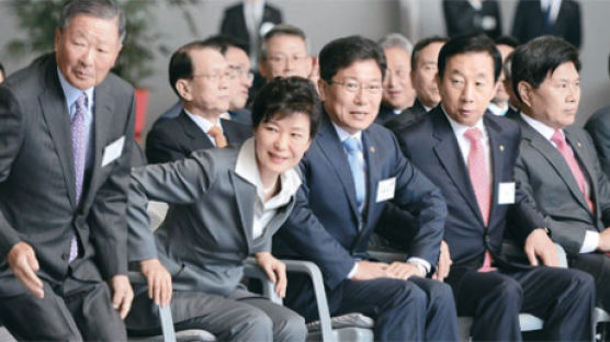 박근혜 대통령 달라진 대기업관