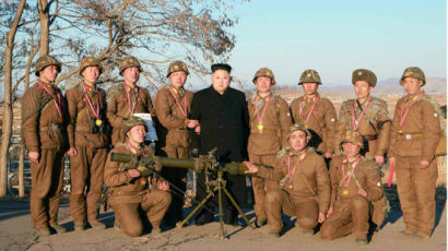 북한 김정은 새해 첫 군사시찰