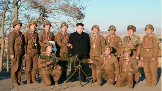 북한 김정은 새해 첫 군사시찰