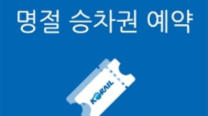 설 연휴 열차표 예매…13~14일 이틀간, 1인당 최대 12매까지