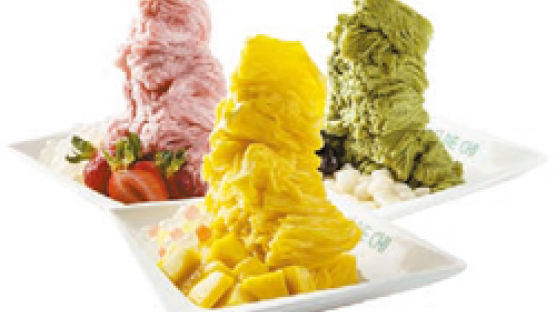 저지방 빙수·팝콘, 여섯 색깔 크림빵 … 지구촌 별미로