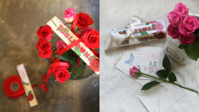 스위스 삼각 초콜릿 토블론, 발렌타인데이 한정판 장미 패키지 출시 및 이벤트 개최