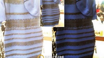 [뉴스실험실] 논란의 드레스 사진 명도·대비 변화 줬더니… 색상 변화 확연