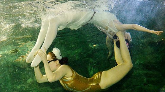 [사진] 물 속에서 선보이는 아름다운 '수중발레'