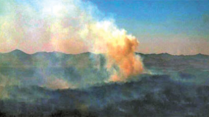 [사진] 파주 DMZ서 큰 불 