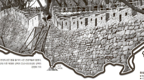 3호터널 뚫을 때 나온 돌, 조선 성곽의 역사를 잇다