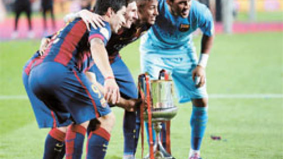 다시 뭉친 바르샤 MSN, 스페인 FA컵도 접수