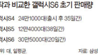 갤S6형제 20일간 610만대 판매 