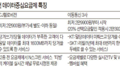 알뜰폰도 데이터중심요금제