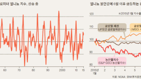 엘니뇨 심상찮다는데 … 농산물 투자 해볼까