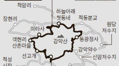 북한 개성 보이는 감악산 둘레길 19.6㎞ 10월 완공 