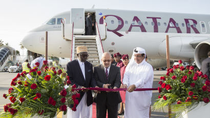 카타르항공, 도하-잔지바르 노선 운항 시작
