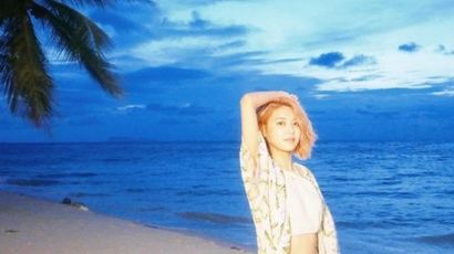 '소녀시대' 수영, 해변가서 비키니 입고 완벽 몸매 과시