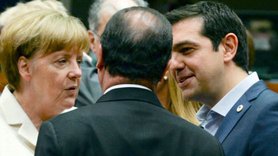 메르켈 “신뢰 잃어 협상 힘들것” … 올랑드 “그리스 탈퇴 막겠다”