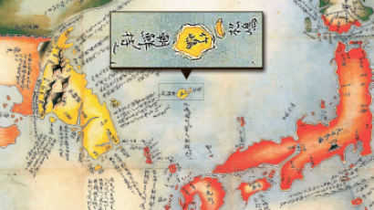 1802년 일본 지도 ‘독도는 조선 것’