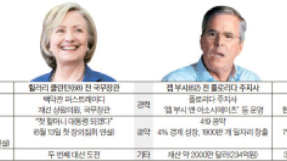 [채병건의 아하, 아메리카] “지켜봤다” 박근혜 닮은 힐러리 vs “해봤다” 이명박 닮은 부시