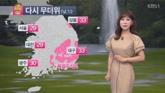폭염주의보 발효… '태풍 가니 무더위 오네' 