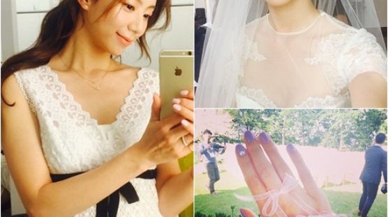배용준♥박수진 결혼, 웨딩드레스 공개…무릎꿇은 욘사마 프러포즈 '달달'