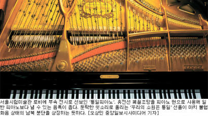 [Saturday] 철조망으로 만든 피아노 … 서울 복판에 북 선전 포스터도