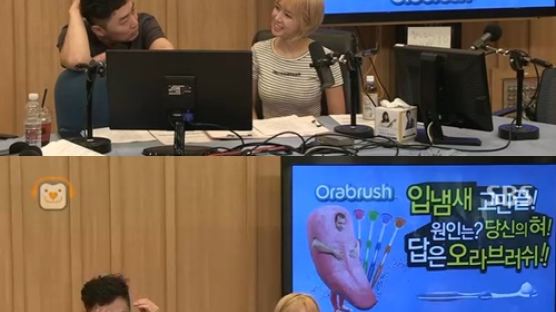 ‘컬투쇼’ 초아, 휴가간 김태균 대신 스페셜 DJ…"제가 이렇게 녹색창 1위를 하네요"