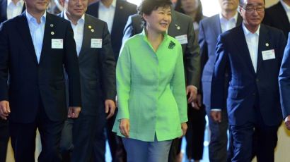 인천엔 있고 대구엔 없는 새누리당 의원-박 대통령 메시지?