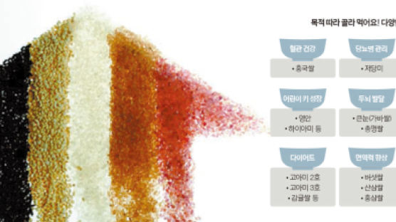 [우리농식품사랑캠페인] 어린이 성장·두뇌발달 돕고, 당뇨병·암 예방 쌀까지