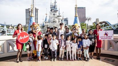 박지성과 에어아시아, 다문화 어린이와 송편 빚다 