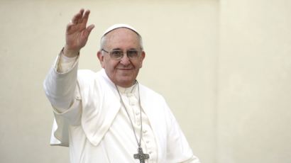 프란치스코 교황 미국 도착…오바마 '이례적인' 특별 영접