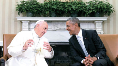 [사진] 1400cc 피아트 타고 백악관 간 교황 