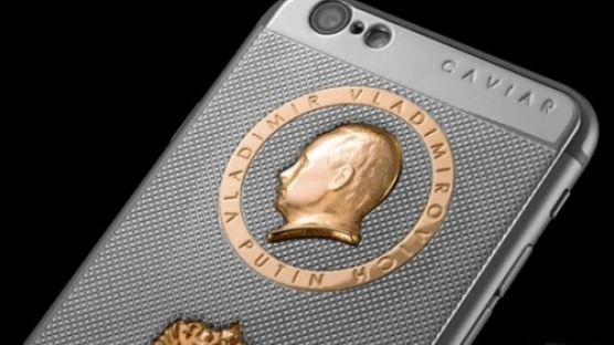 푸틴 새겨진 아이폰6s 출시…러시아에서 인기 반영된 제품