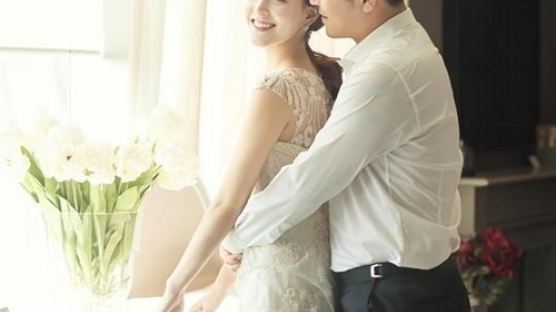 강민호 신소현 결혼, 그림 같은 웨딩 사진…"잘 어울려"