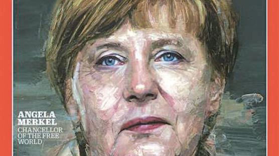 [사진] 메르켈 독일 총리, 타임 ‘올해의 인물’
