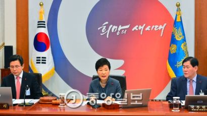 새해 첫 국무회의서 5300자 쏟아낸 박 대통령