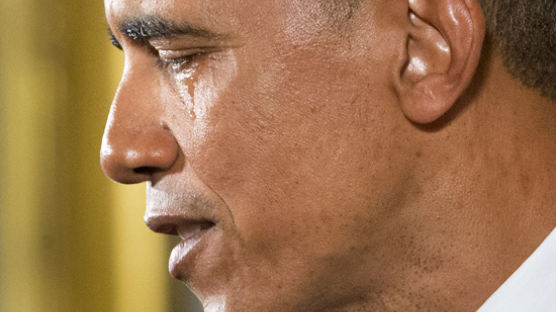 눈물 보인 美 대통령…오바마 "숨진 학생 생각하면 눈물 나"