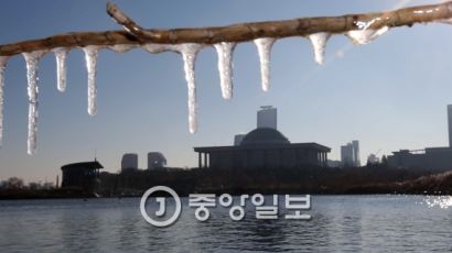 서울 2001년 이후 최저기온 기록, 충남 이남에 많은 눈