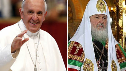 가톨릭 교황과 러시아 정교회, 1000년만에 만난다