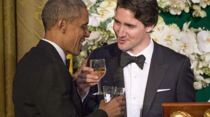 캐나다 총리와 미국 대통령의 '브로맨스'