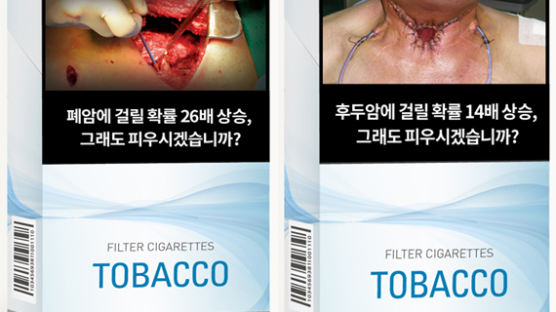 국내 첫 담뱃갑 경고그림 공개, 성기능 장애 부터 임산부 흡연 “사실적 근거 바탕”