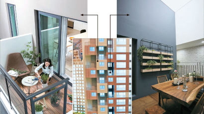 집안에 2층 높이 공중정원 … 속시원한 아파트