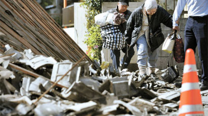 [사진] 일본 구마모토 지진 부상자 1100명 넘어