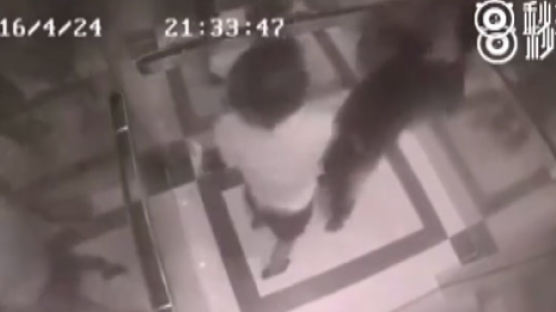 [영상] 엘리베이터 성추행 치한을 한방에 물리친 여성